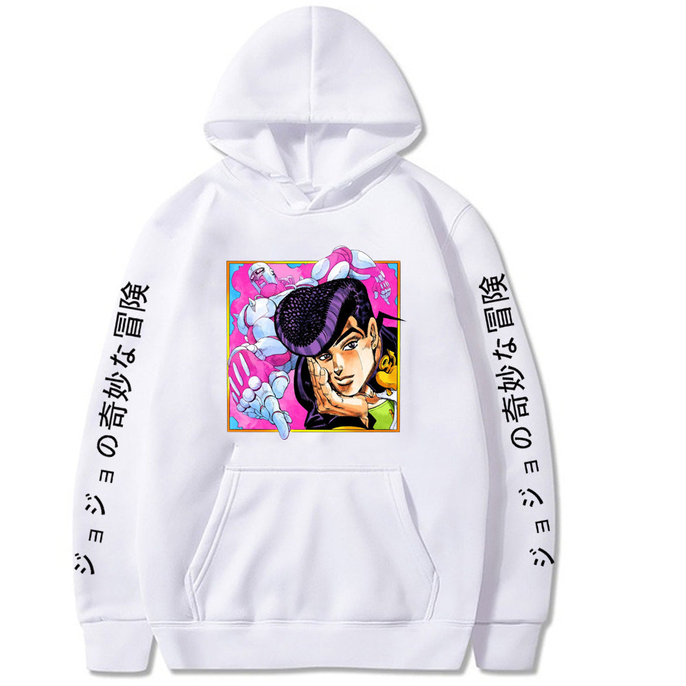 Unisex Josuke Higashikata Print Cosplay Hoodie