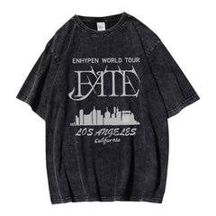 KPOP Album FATE Washed T-shirt