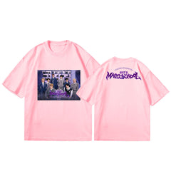 Versatile KPOP Printed Short-sleeved T-shirt