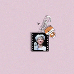 Kpop Acrylic Schoolbag Pendant Keychain
