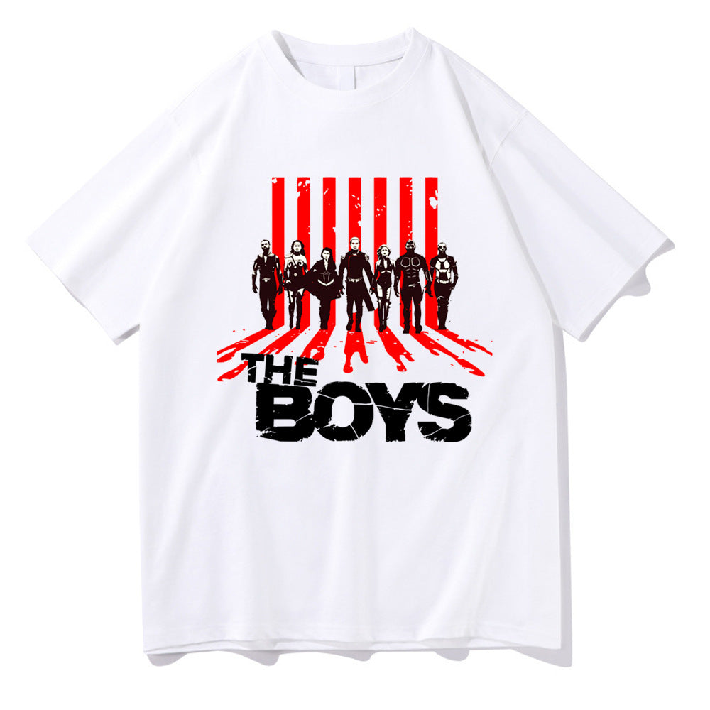 Casual The Boys Loose Short Sleeve Tee