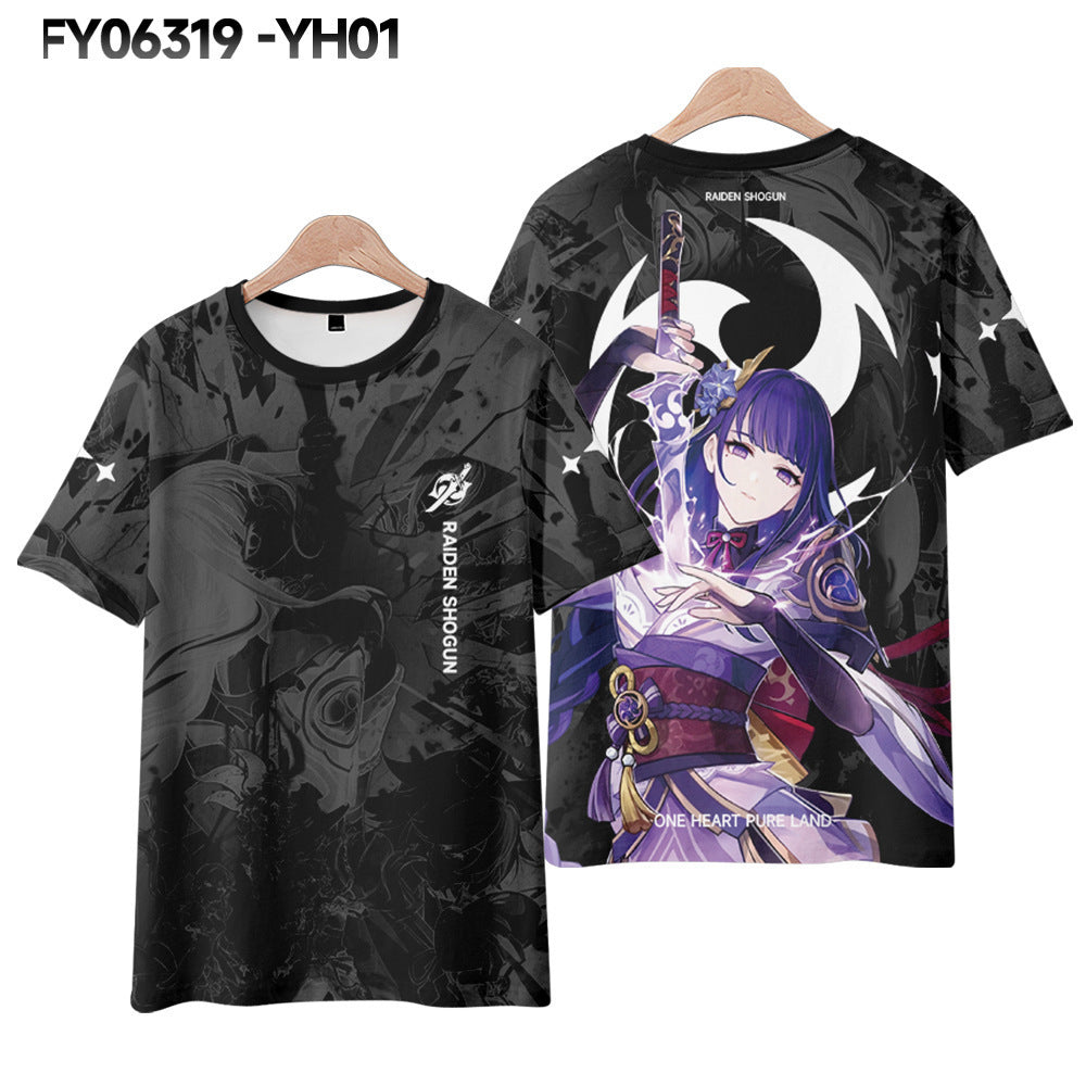 Unisex Game Cos 3d Summer Short Sleeve T-Shirt