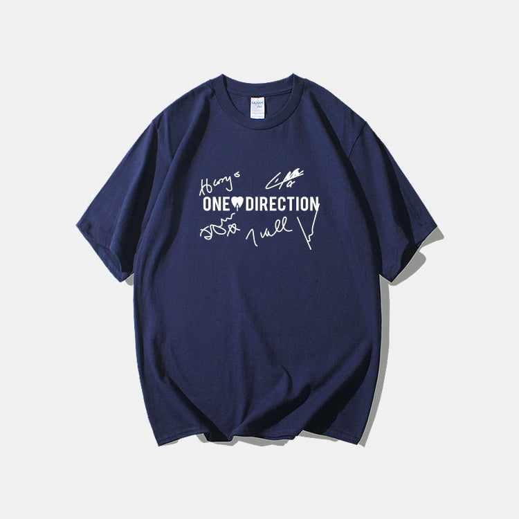 1D Signature Short Sleeve Crew Neck T-Shirt