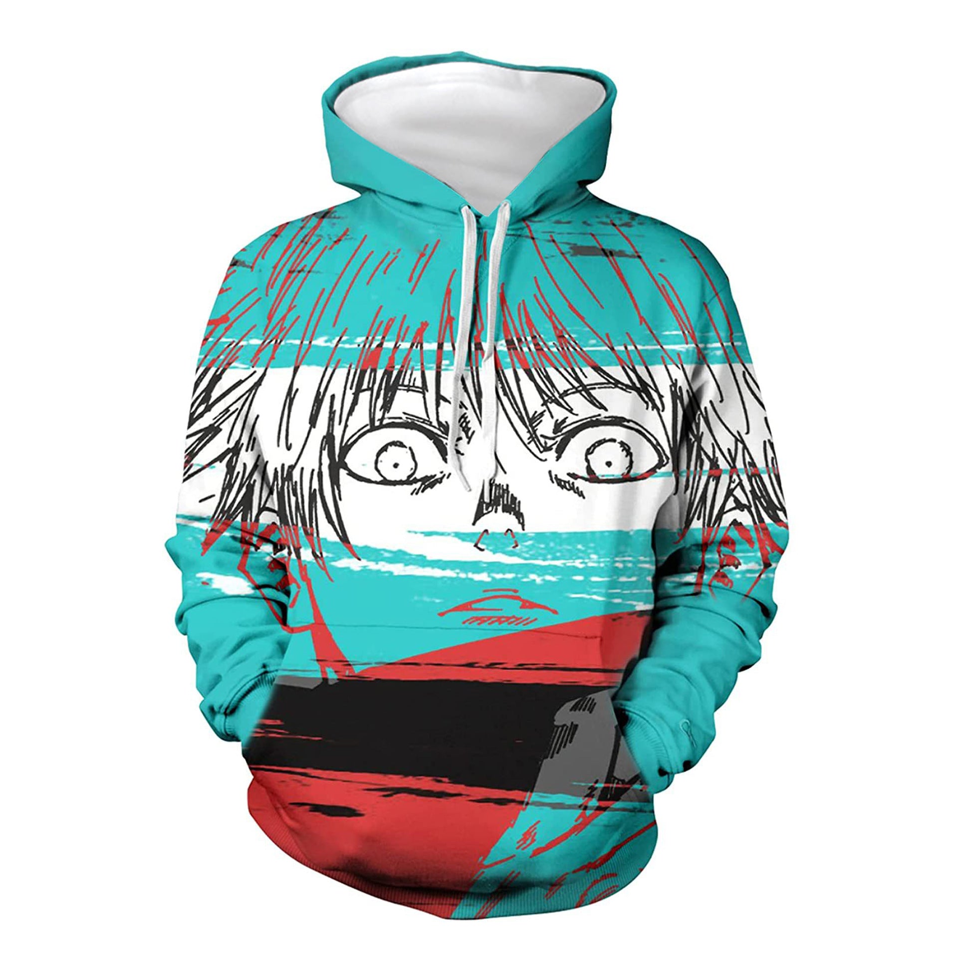 Unisex Cool Anime 3D Print Cosplay Loose Hoodie