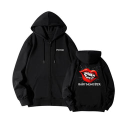 Unisex BM PSYCHO Zipper Hoodie Jacket