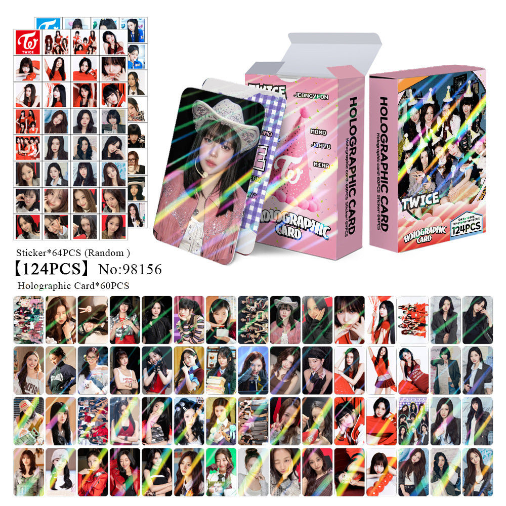 124PCS TWICE TEN: The Story Goes on Photocard Stickers