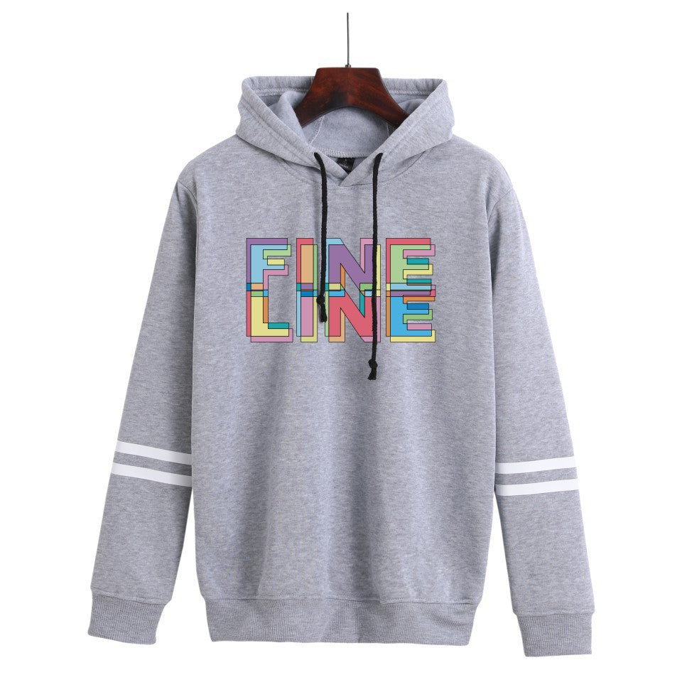 Unisex Casual Harry FINE LINE Loose Hoodie