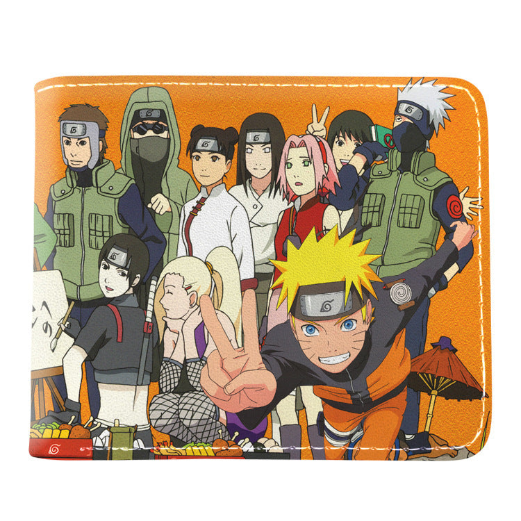 Trendy Anime Sasuke Folding Wallet