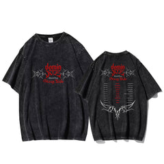 Retro KPOP ATE Washed T-shirt
