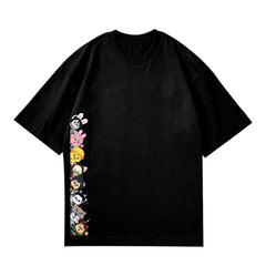 SKZ Cute Print Cotton T-shirt Top