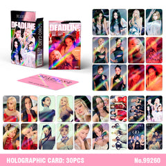 30pcs BP Album DEADLINE Holographic Photocard