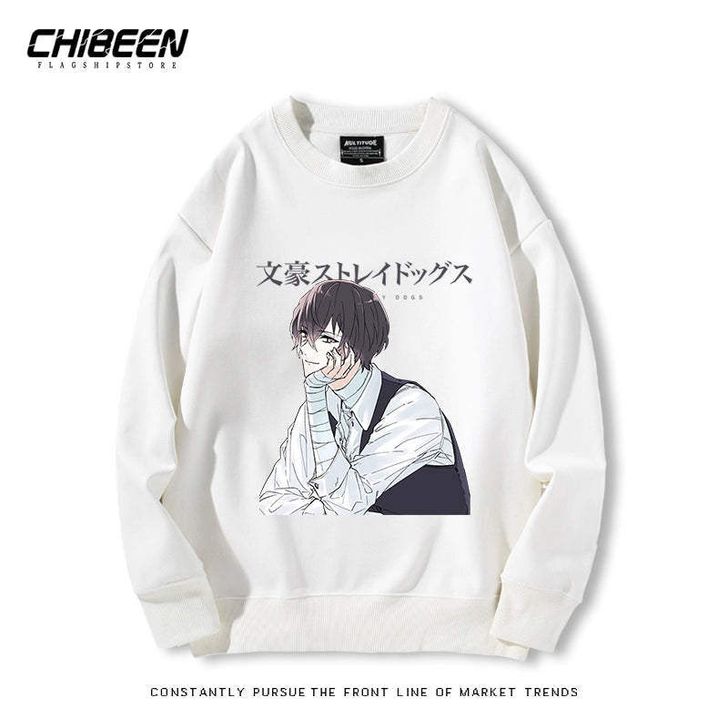 Unisex Anime Crew Neck Sweatshirt Top