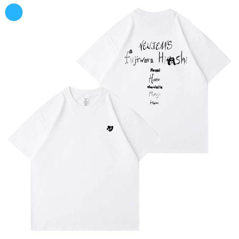 NJZ LOGO Pattern Short-sleeved T-shirt
