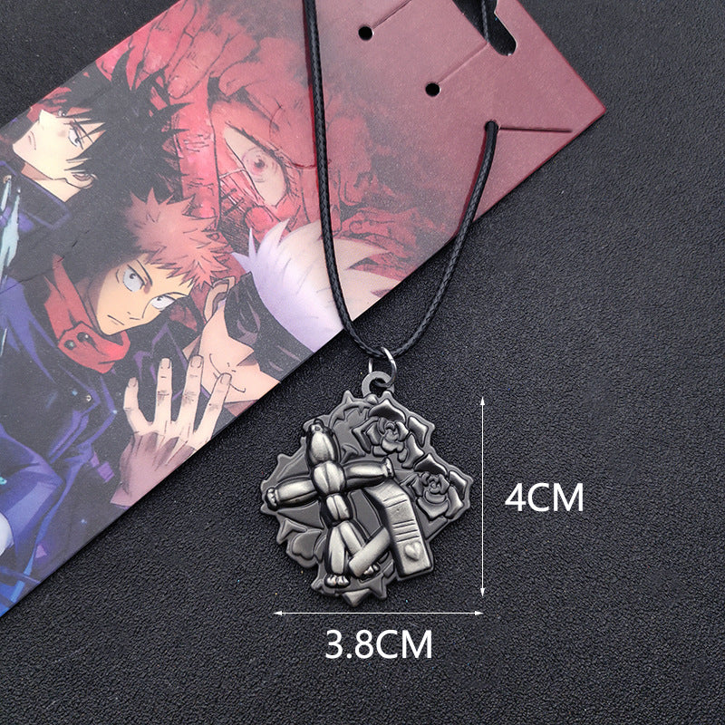 Cool Anime Weapon Keychain Necklace Pendant