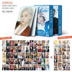 92pcs FELIX Photocard Mini Sticker