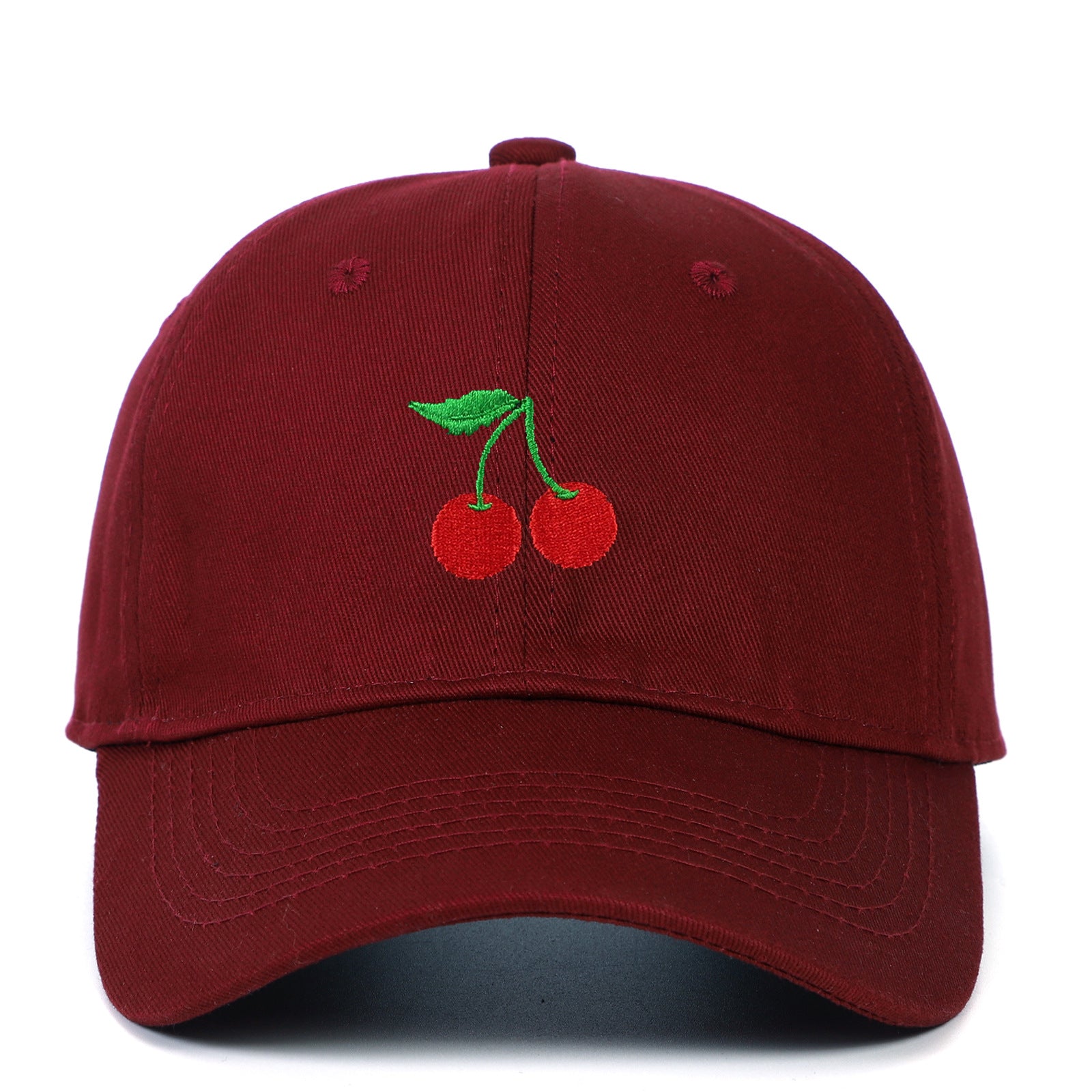 Cherry Embroidered Baseball Cap