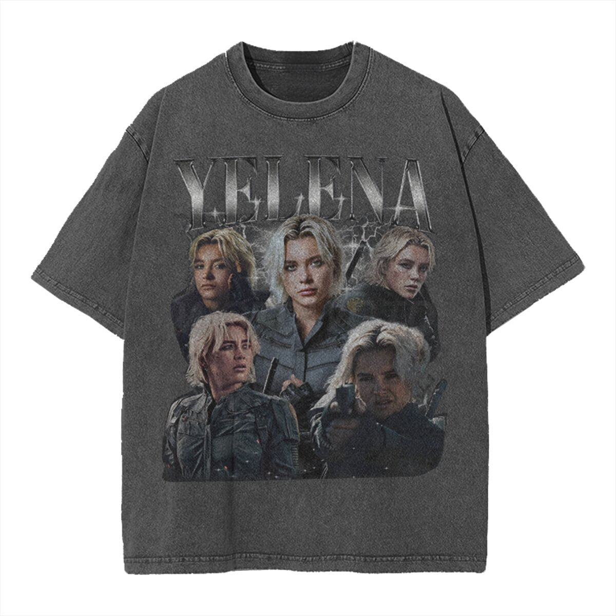 Unisex Retro Bucky Yelena Washed Loose Top