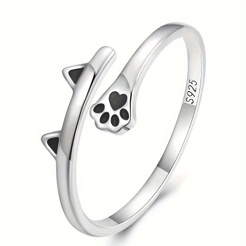 Niche Cat Paw Open Ring