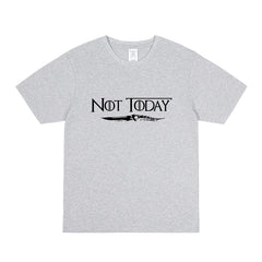 Not Today Loose Cotton Short Sleeve T-shirt