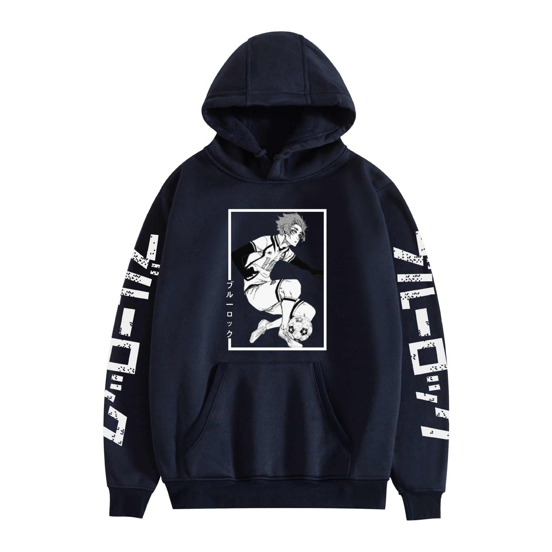 Unisex Anime Graphic Print Loose Casual Hoodie