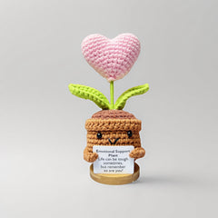 Emotional Healing Succulent Crocheted Doll