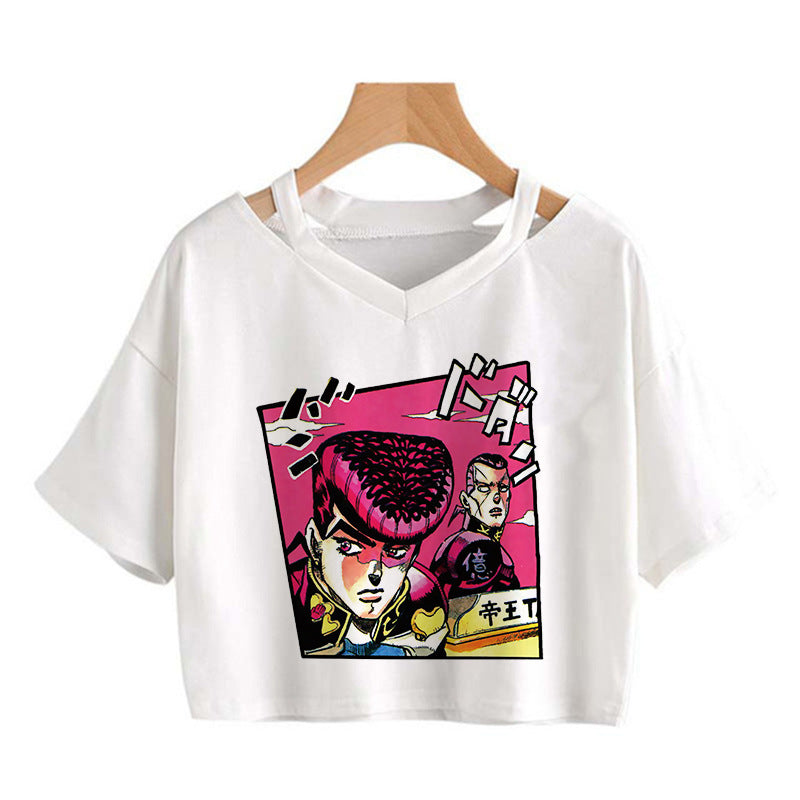 Chic Girls Jojo Printed Crop Top T-shirt