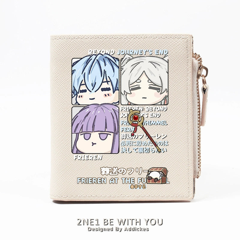 Anime Short Zipper Wallet