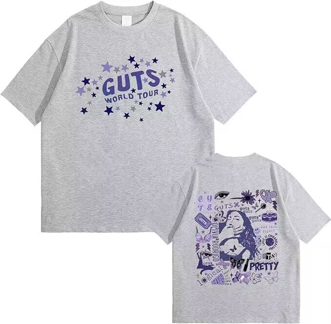 Casual Guts Print Crew Neck T-shirt