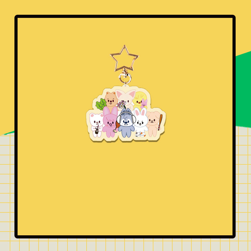 SKZ Acrylic Keychain Pendants