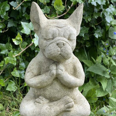 Meditating Dog Outdoor Decoration Garden Statue