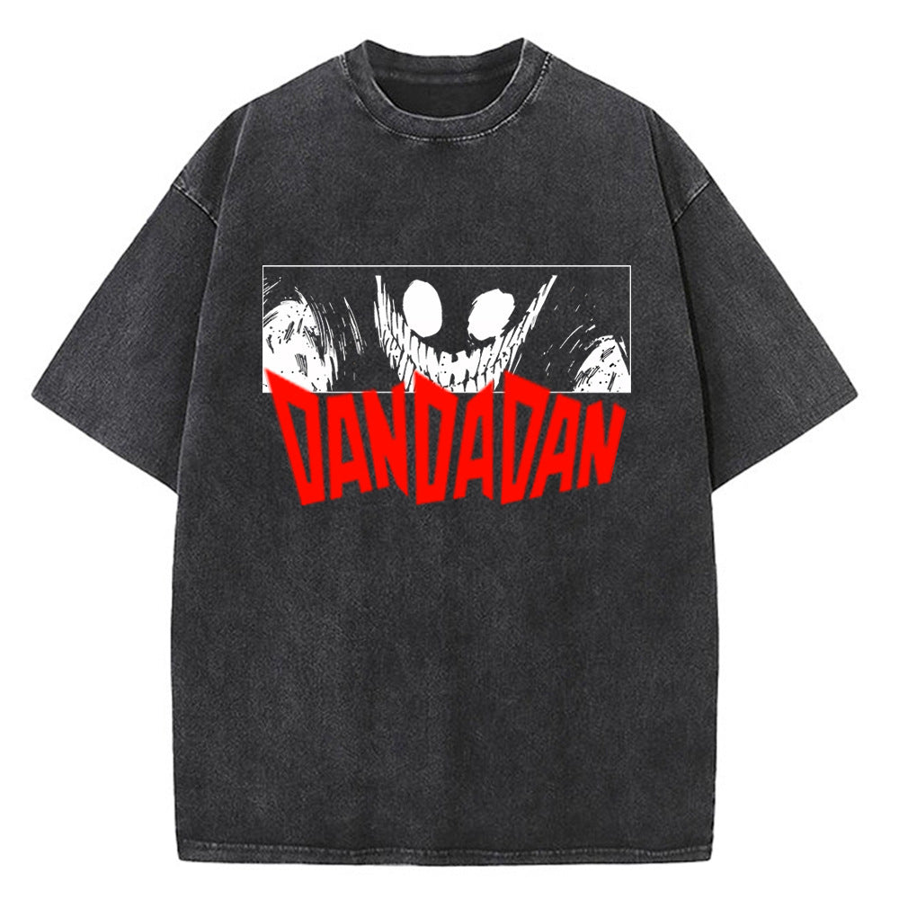 Vintage Men's Anime Dandadan Loose T-shirt