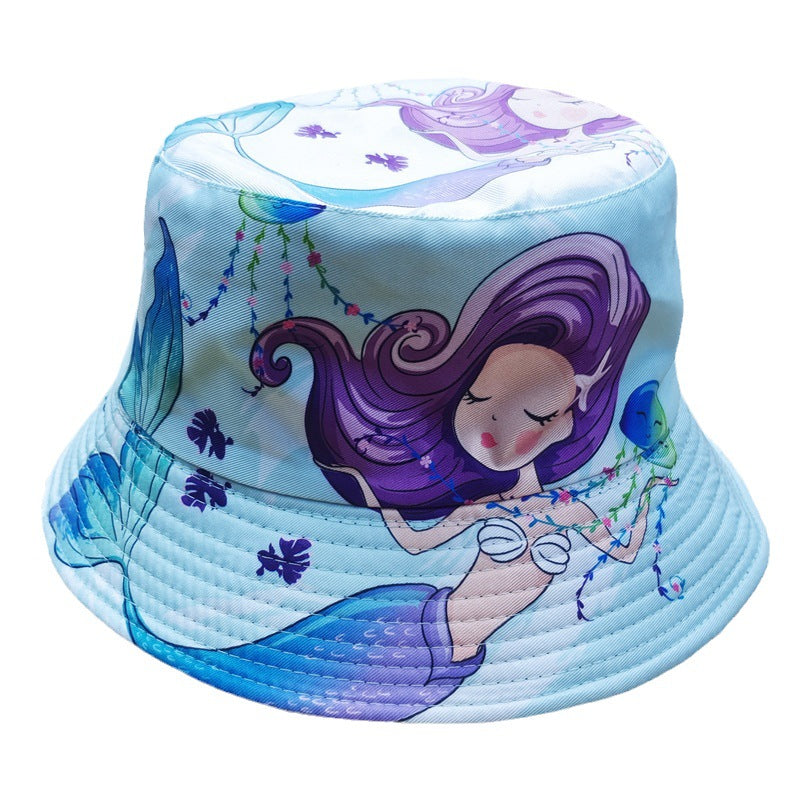 Casual Anime Printed Bucket Hat