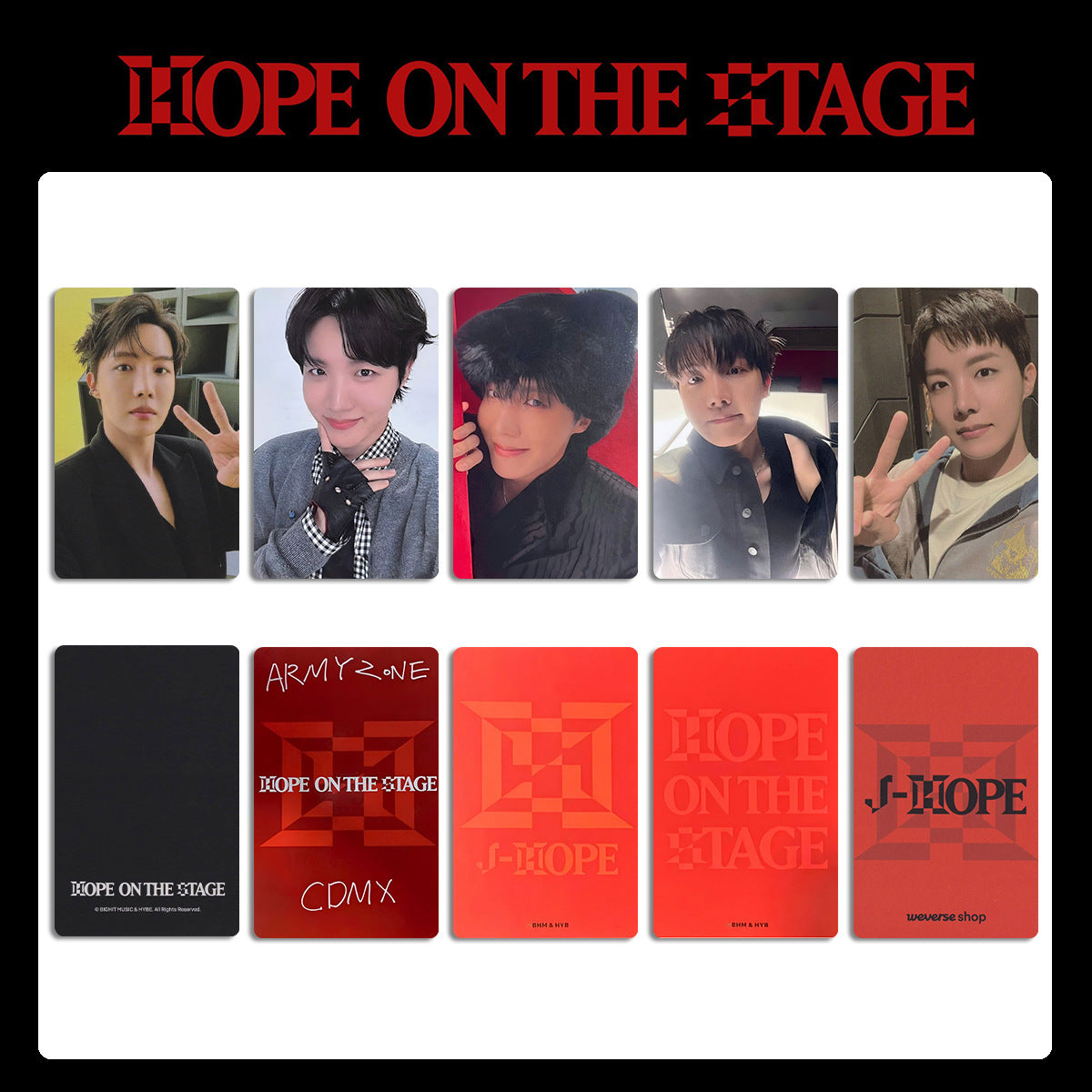 Hope on The Stage J-hope Photocards