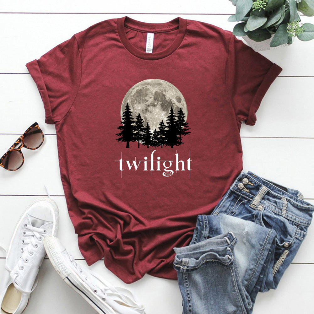 Twilight Moon Graphic T-Shirt