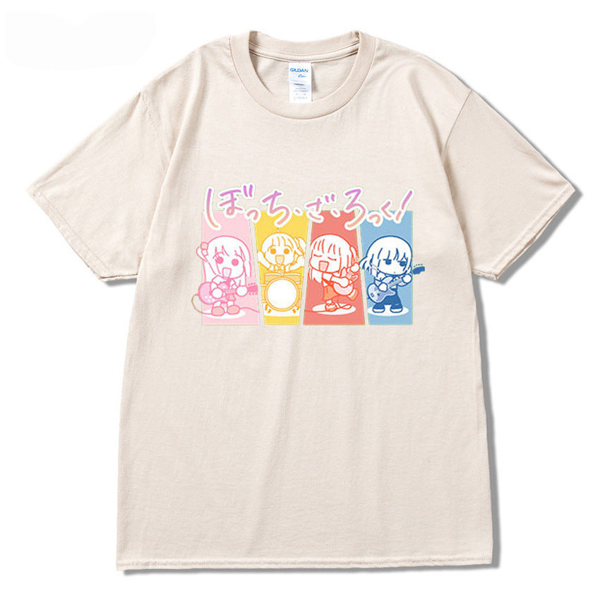 Lovely Girls Gotoh Hitori Short Sleeve Cos T-shirt