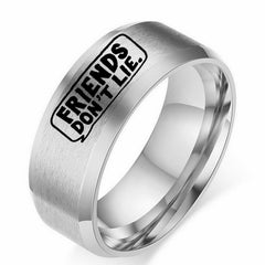 Friends Don't Lie Stainless Steel Ring