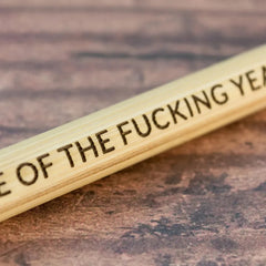 Engraved Bamboo Ballpoint Pen