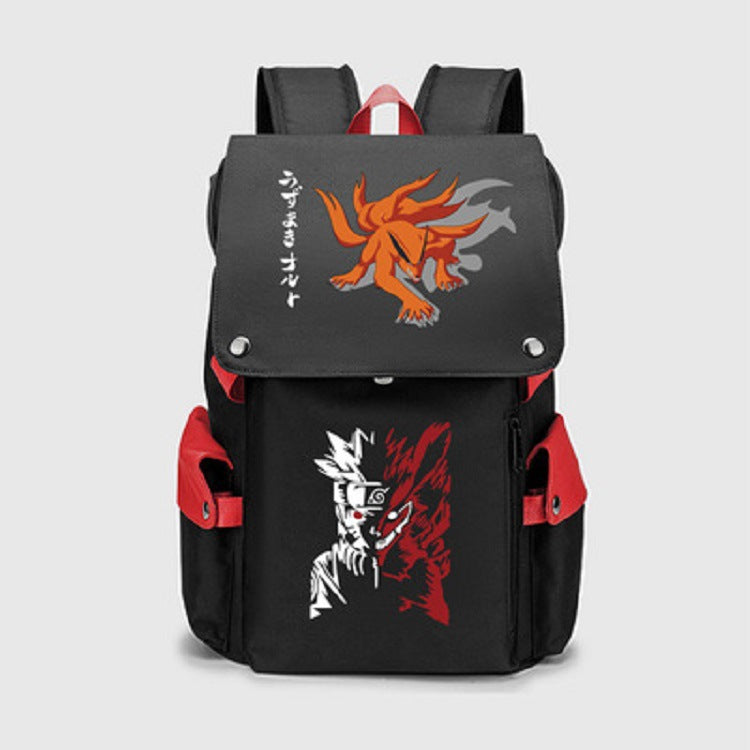 Trendy Anime Printed Large Capacity Backpack