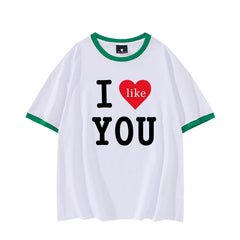 YUQI I LIKE YOU Cotton Short-sleeved T-shirt