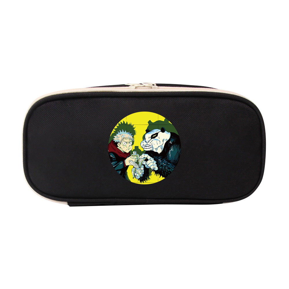 Trendy Anime Stationery Zipper Pencil Case