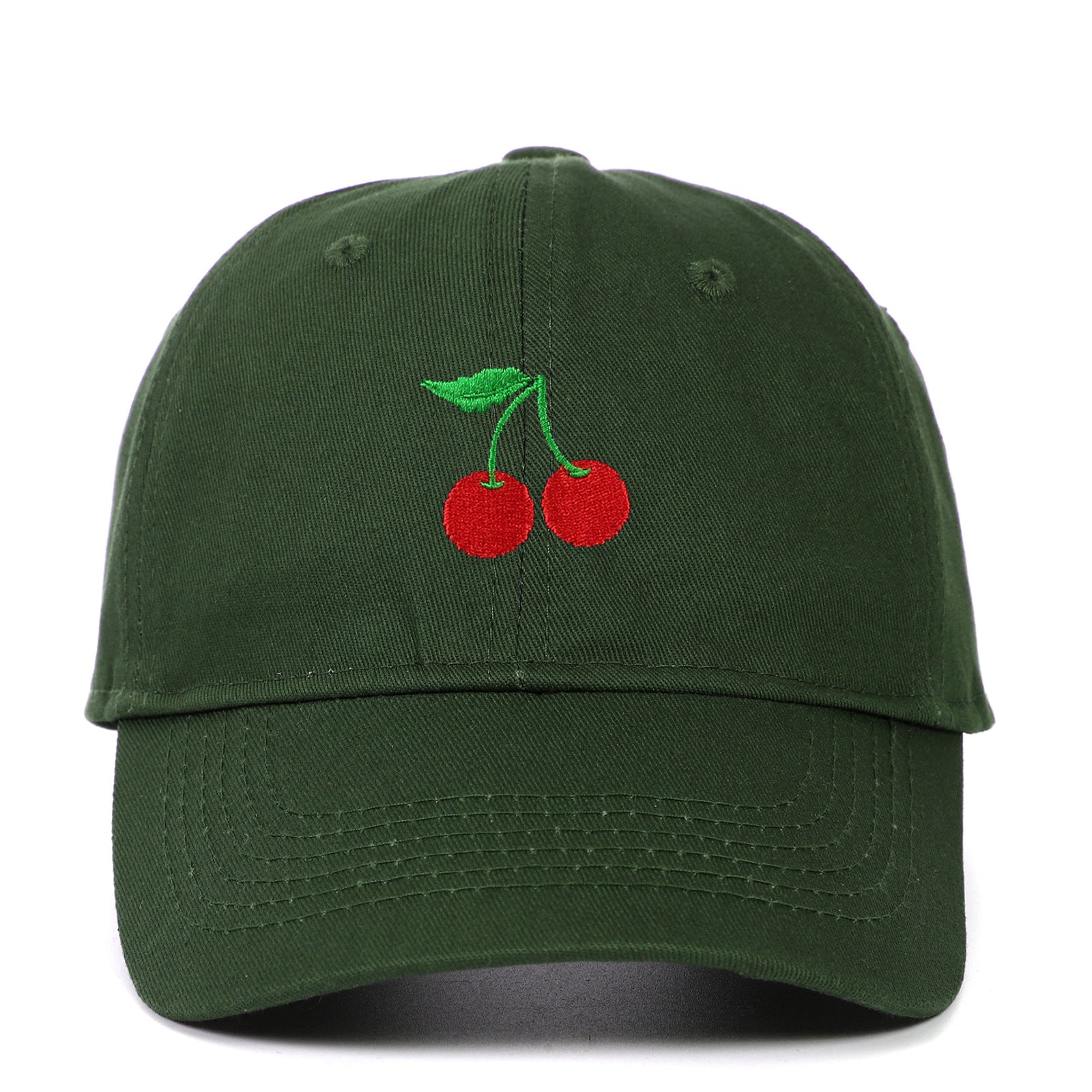 Cherry Embroidered Baseball Cap