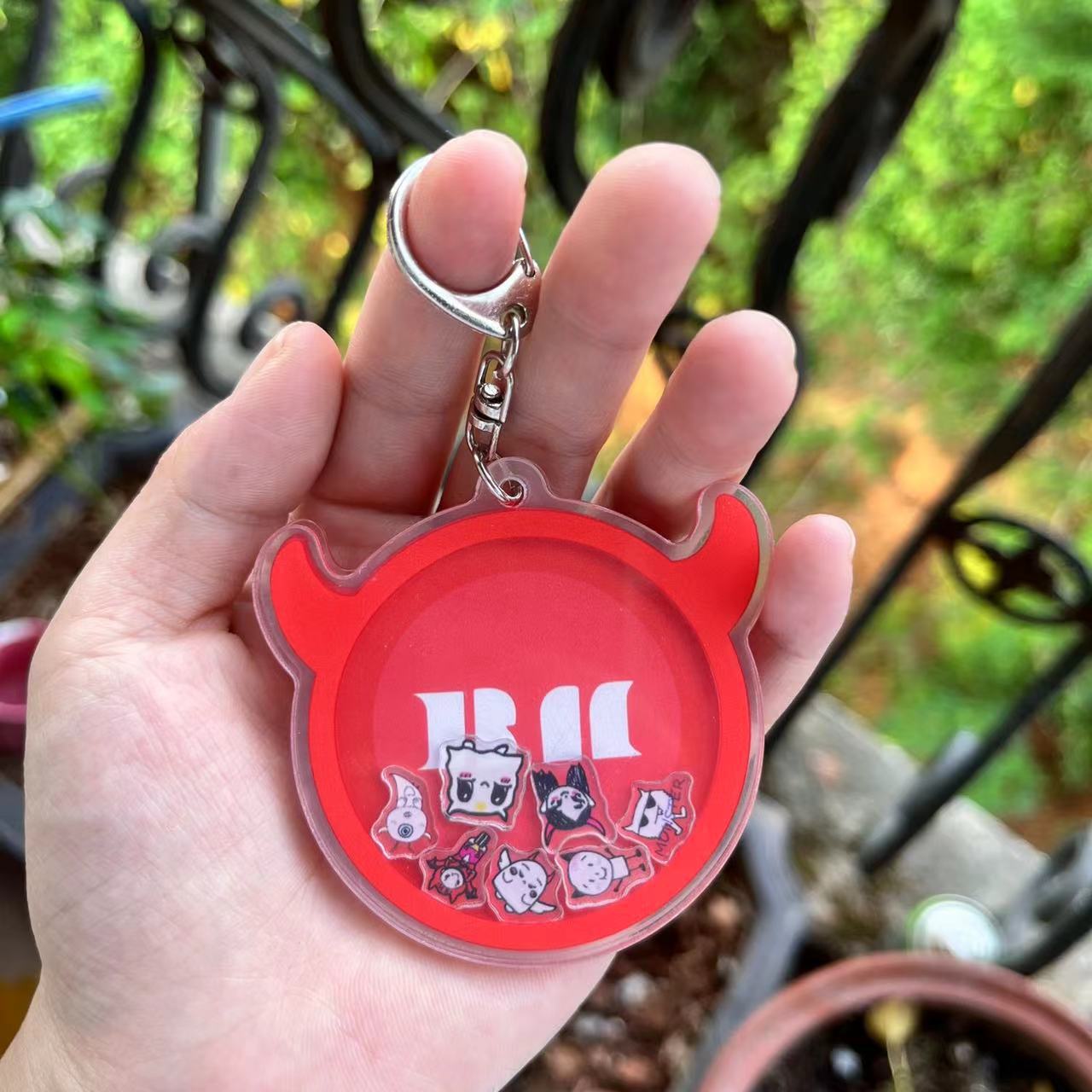 Cute KPOP Cartoon Pendant Keychain
