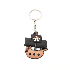 Anime Pirate Soft Rubber Keychain Pendant