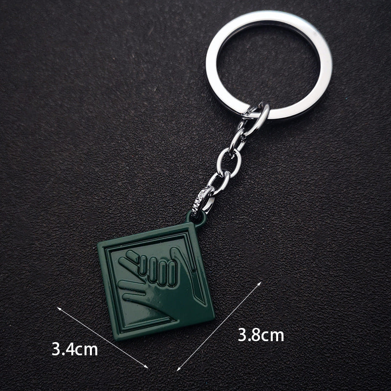 Cool Anime Weapon Keychain Necklace Pendant