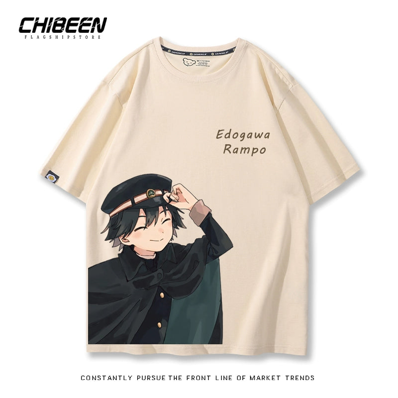 Casual Anime Short-sleeved Cotton Loose T-shirt