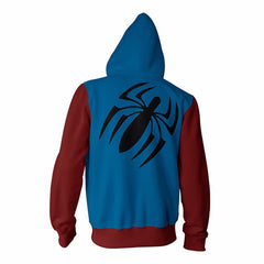 Unisex Spider 3D Printed Cardigan Cosplay Hoodie