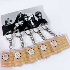 CORTIS ID Photo Pendant Keychain Set