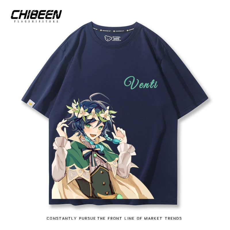 Game Venti Barbatos Short-sleeved T-shirt