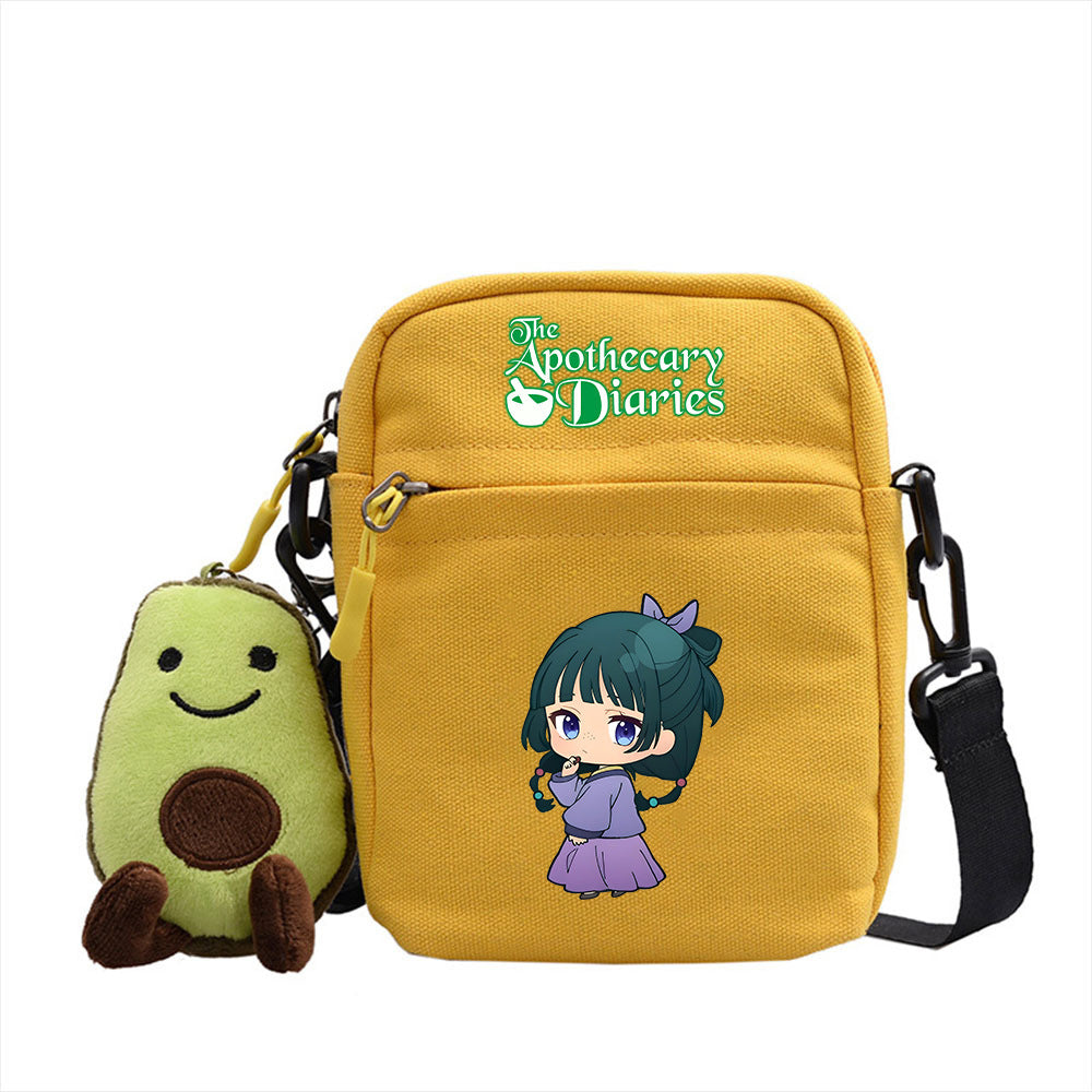 Versatile Anime Square Messenger Bag