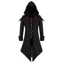 Vintage Medieval Men's Stand-up Collar Zipper Jacket